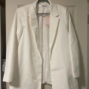 Missguided White Blazer